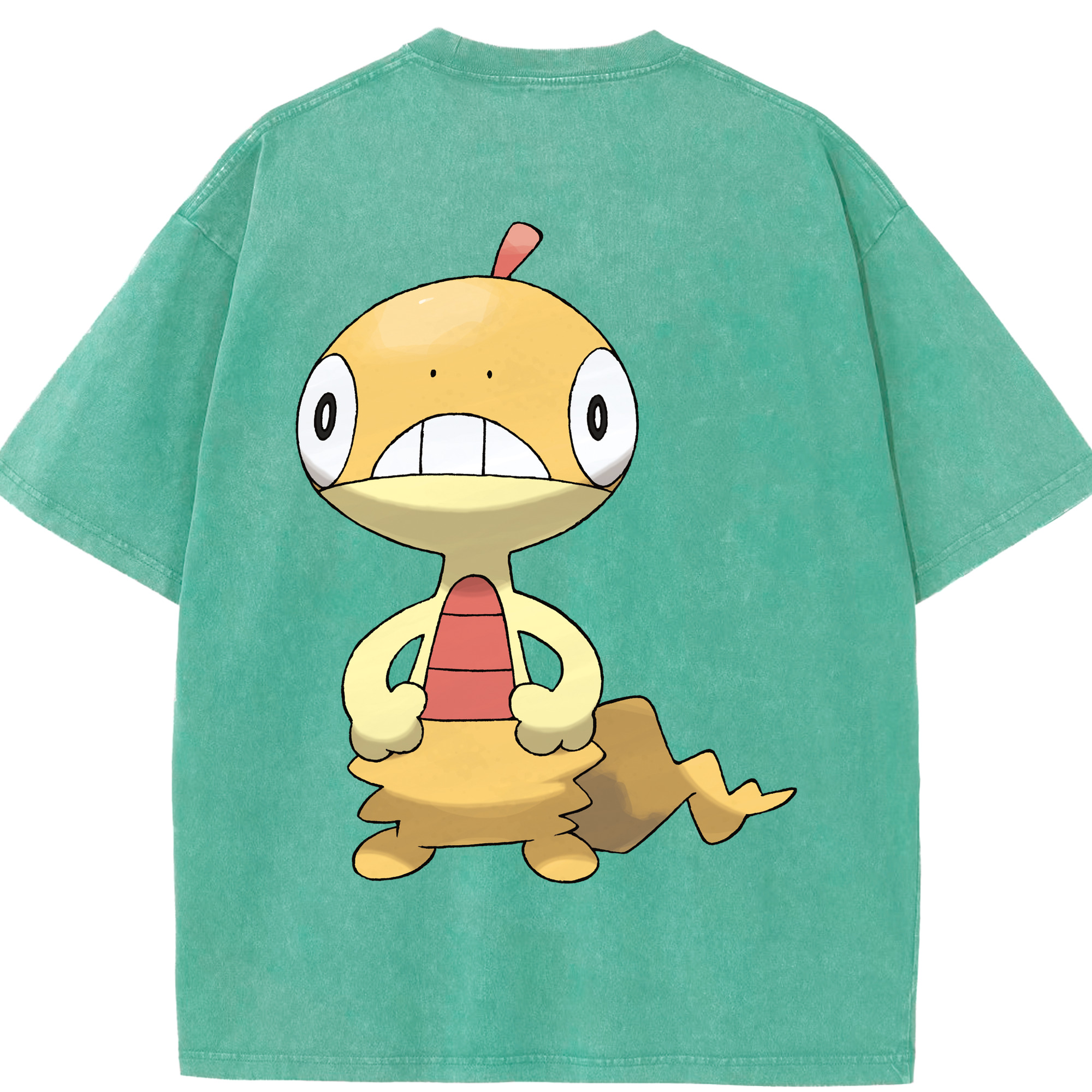 （画像用） ポケットモンスター Pokémon 綿100% ヴィンテージ風 半袖Tシャツ（背面プリント）